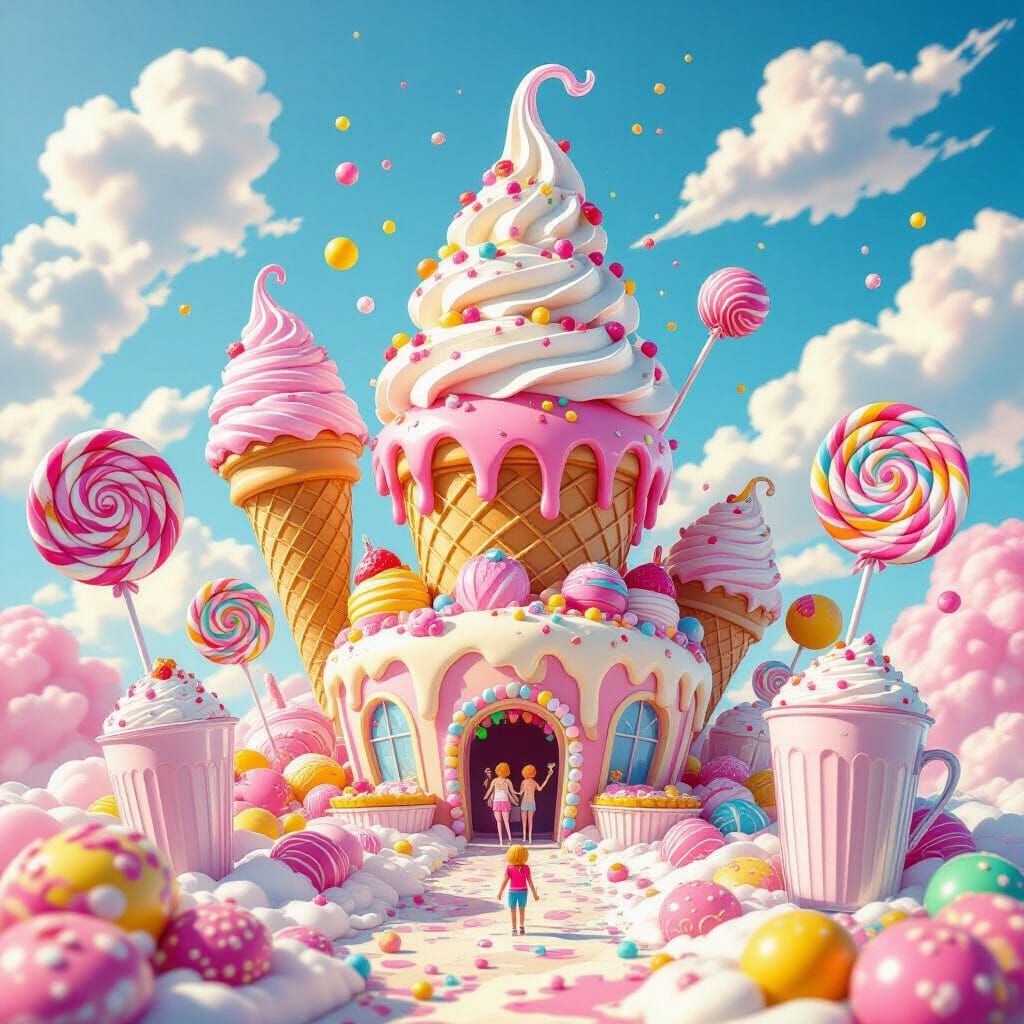 Candy Land: A Whimsical Dessert Fantasy