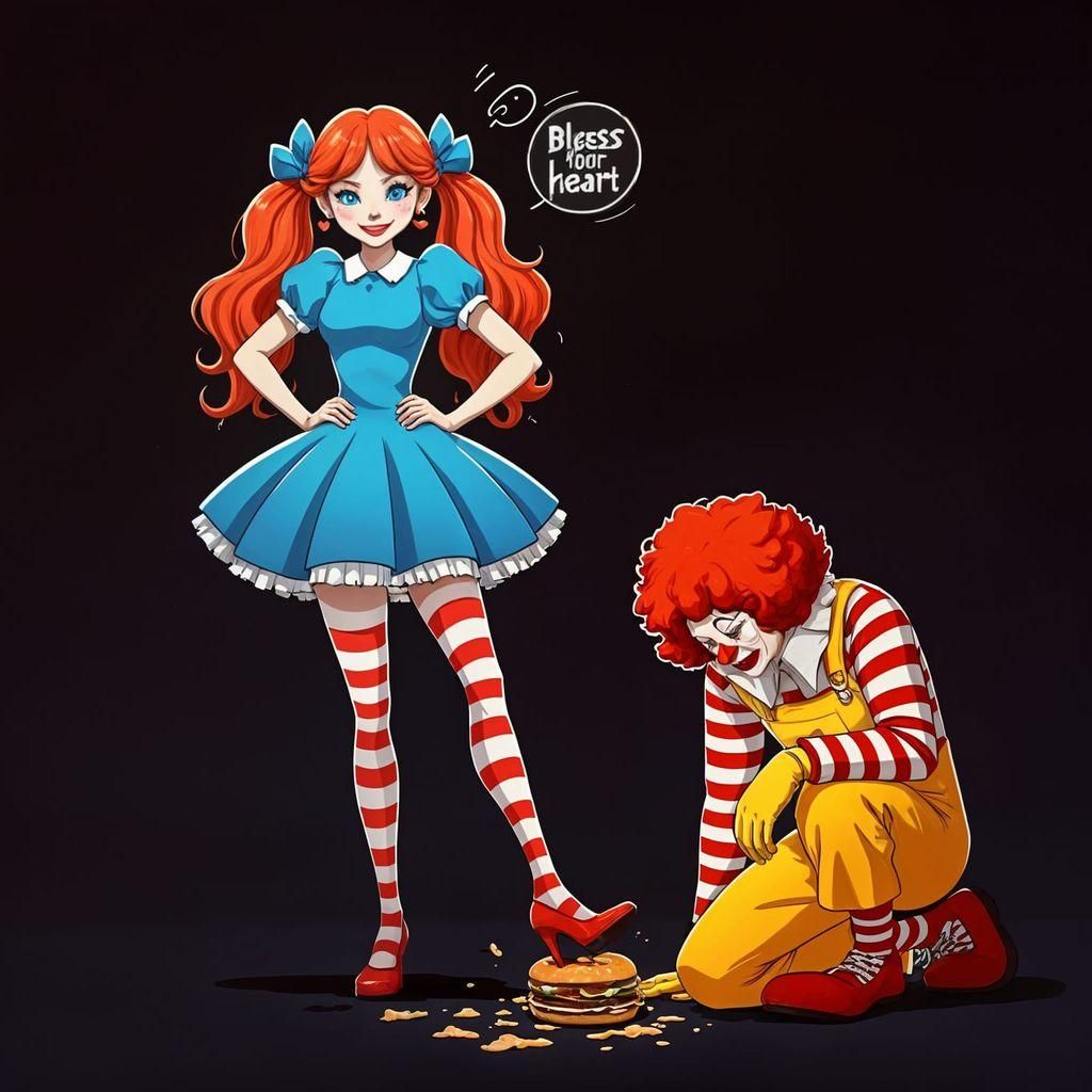 Bless Your Heart Text Bubble in Anime Style