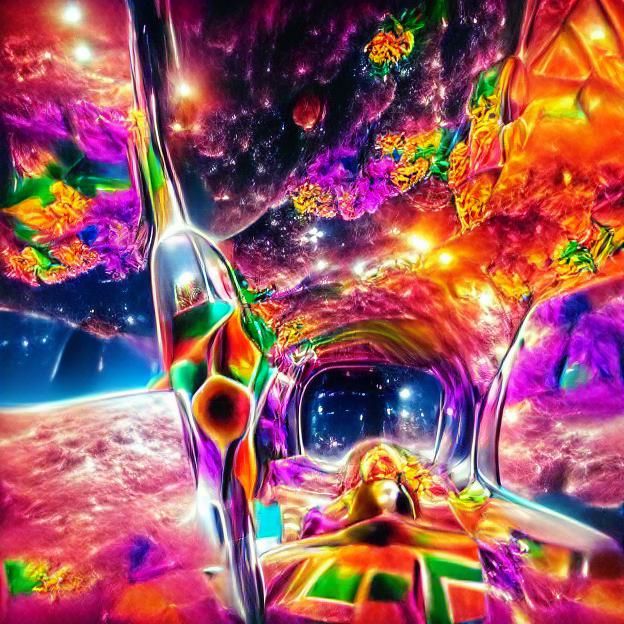 Astronaut Floating in Space