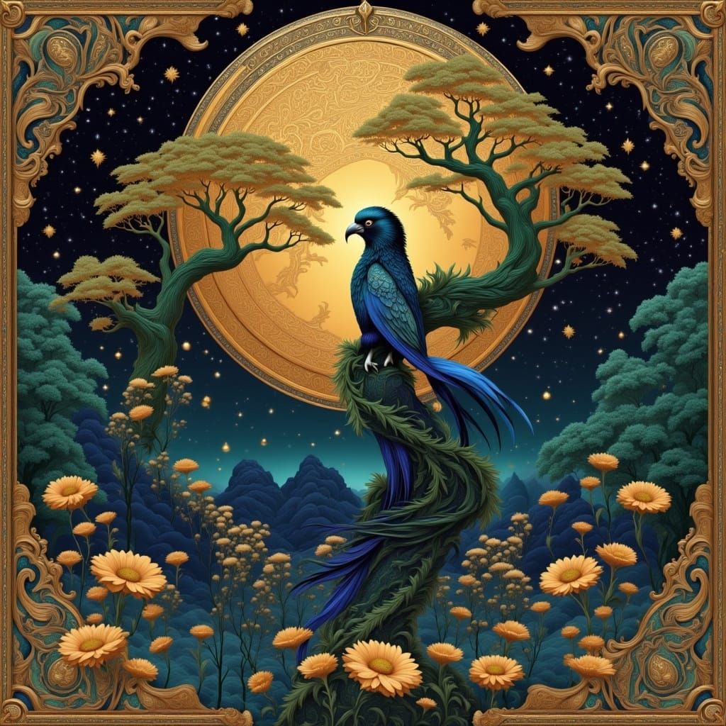 Surreal Paisley Powers II Aesthetic in Digital Art