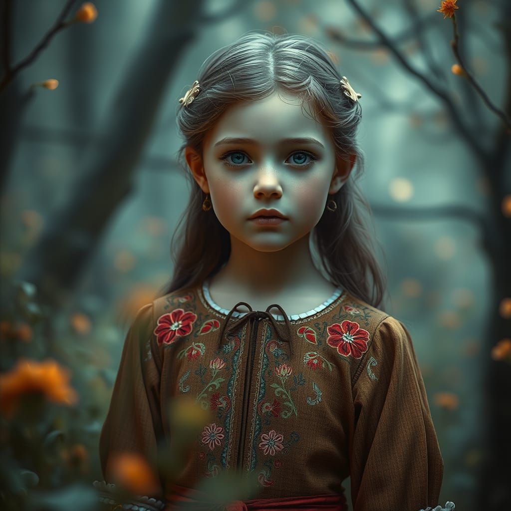 Slavic Goddess in Earthy Whimsy