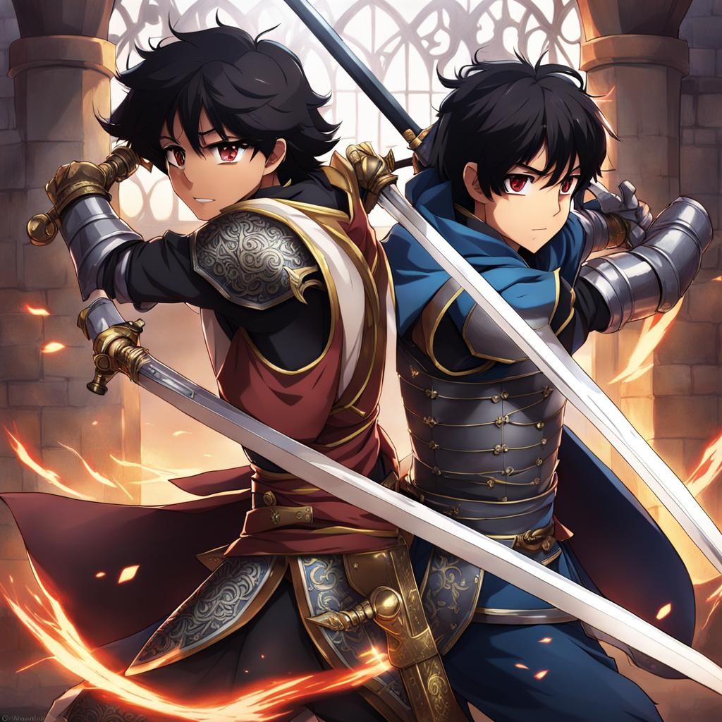 Anime Style Medieval Sword Fight