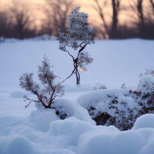 Snow Photography with Bokeh and Natural Light