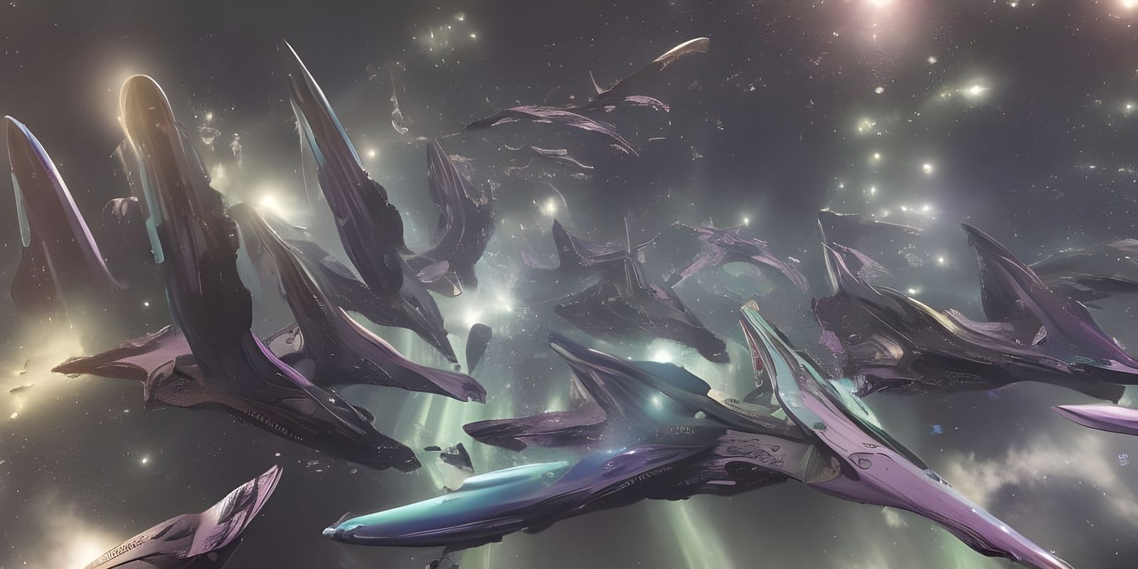 a fleet of Unknown spaceships approach Earth