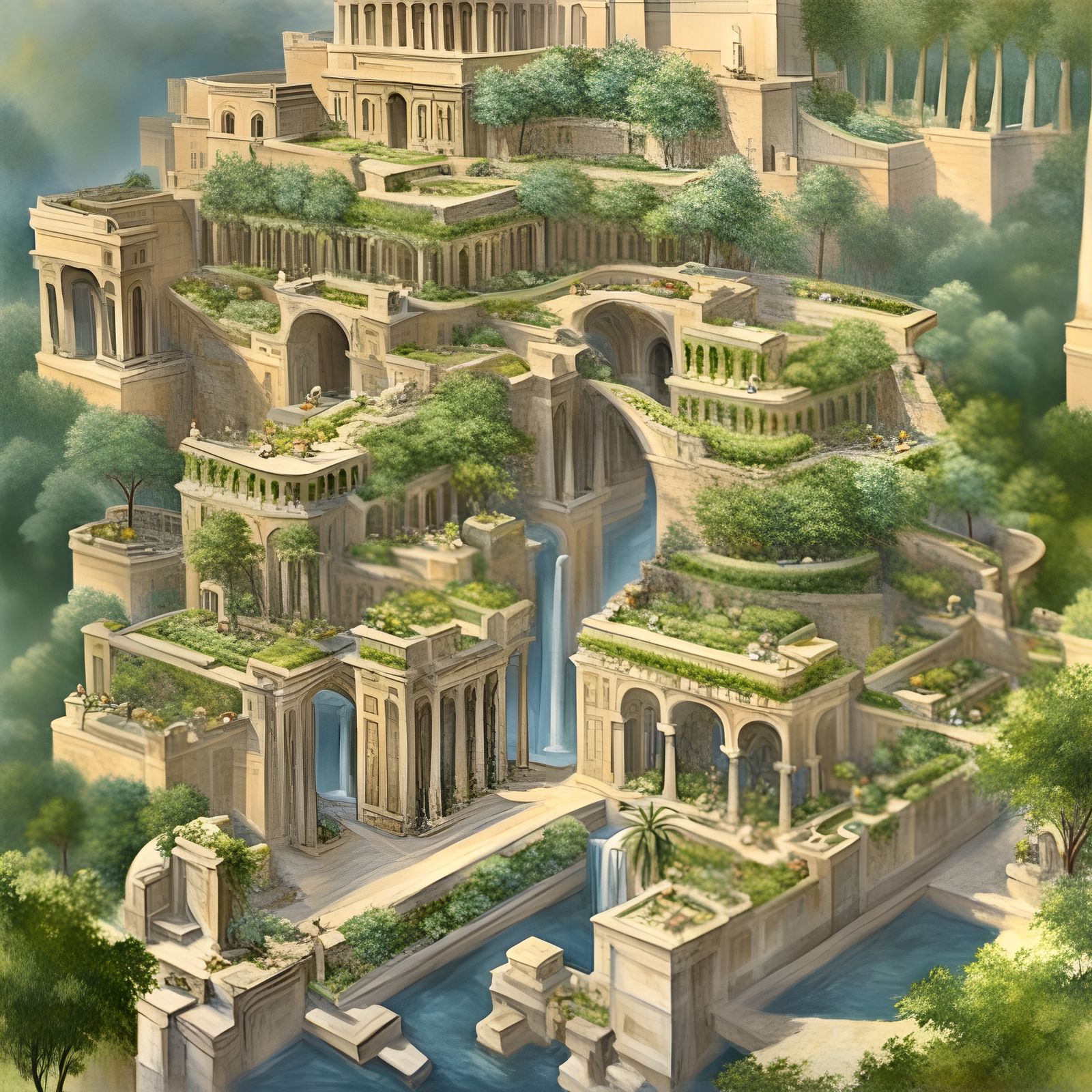 Hanging Gardens of Babylon: Ancient Wonder