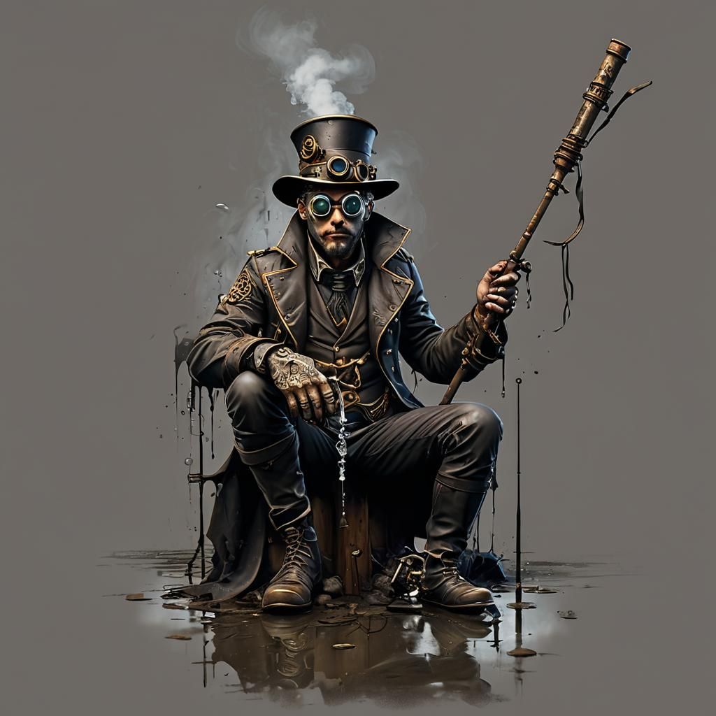 Steampunk Ratcatcher in Victorian Era Style