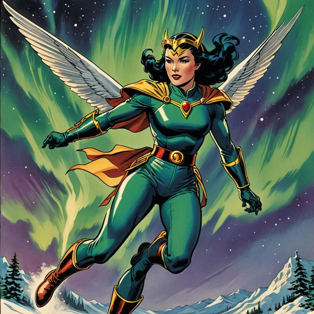 Nelvana of the Northern Lights Soaring