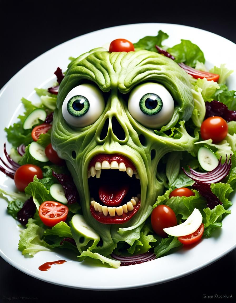 Horror Salad Screaming in Terror