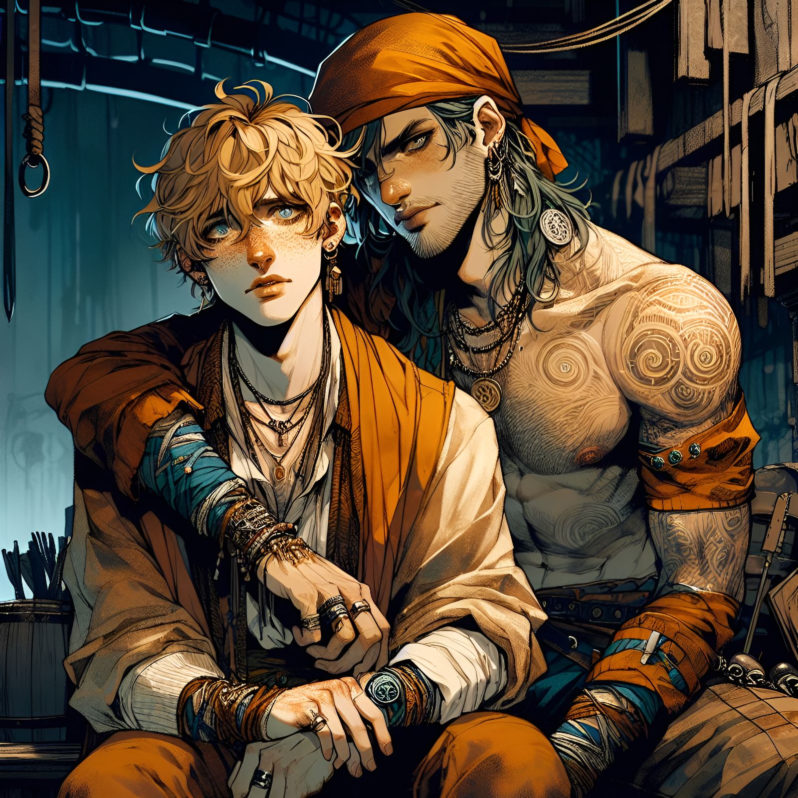 🏳️‍🌈🏴‍☠️ Gay Pirates