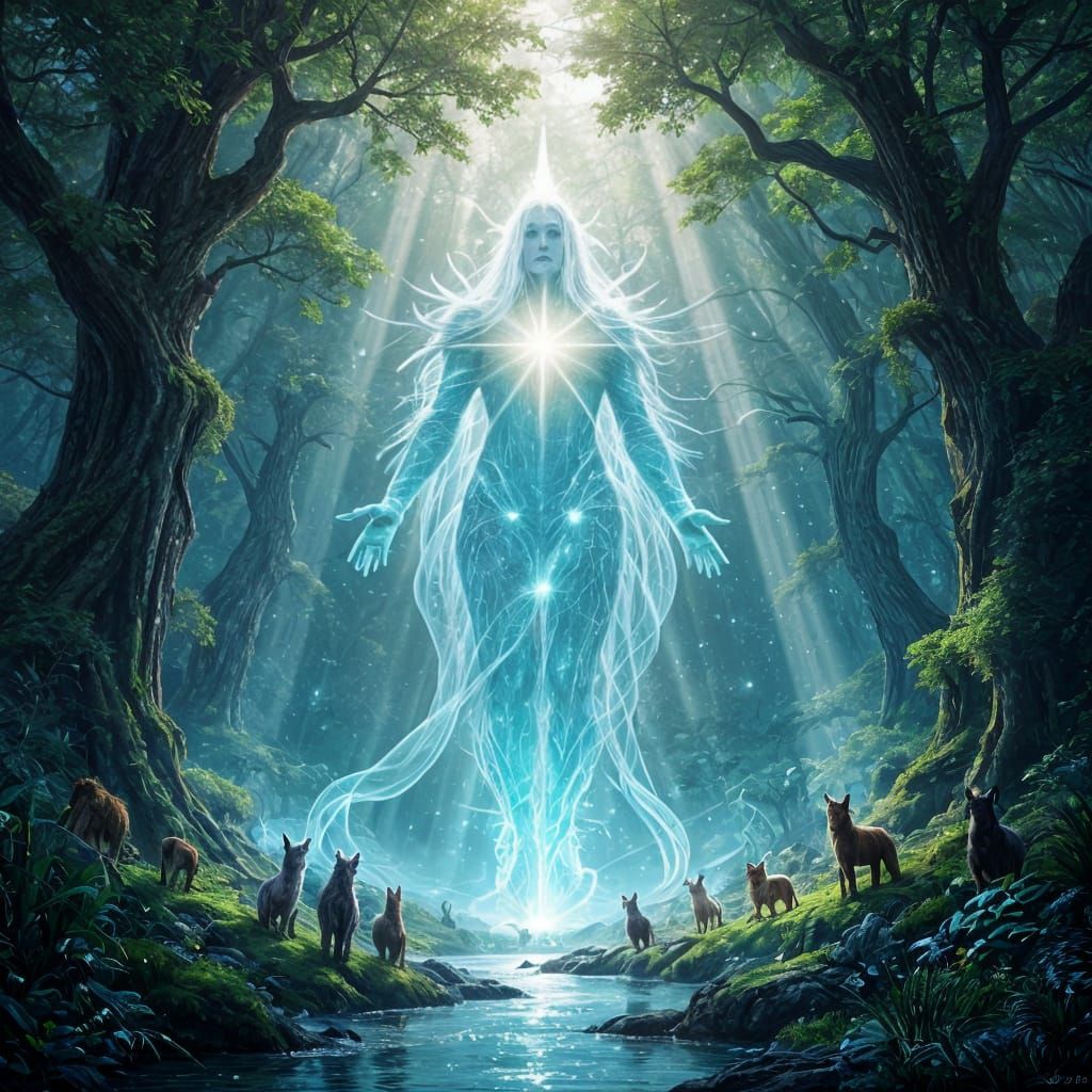 Starlight Entity Descends Into Enchanted Forest