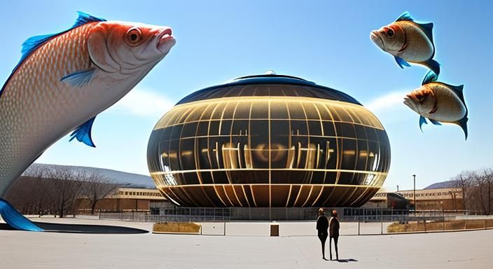 LARGEST FISHBOWL IN THE WORLD HOLDING SOULS