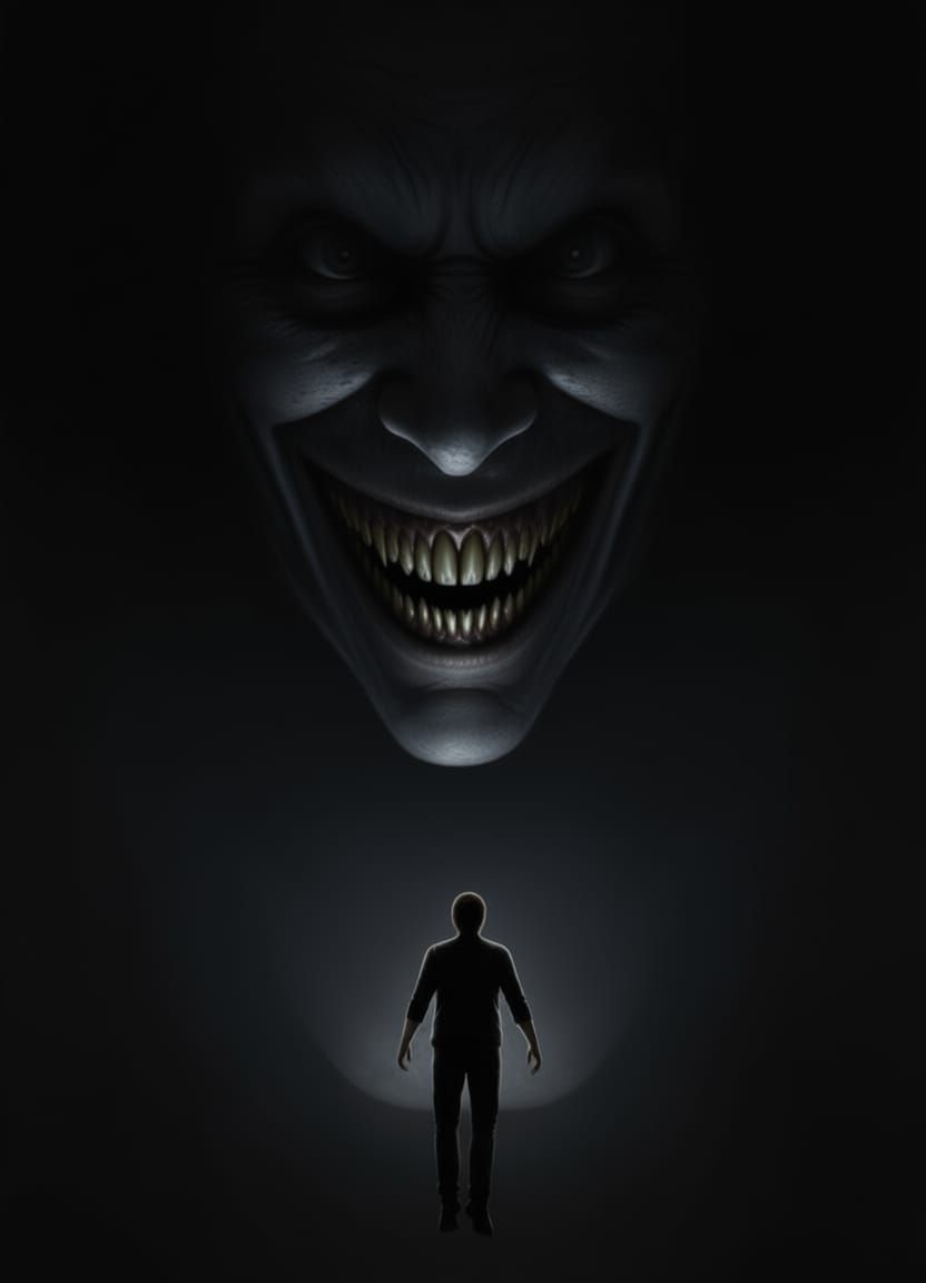 Scared Man Floats Before Terrifying One-Eyed Creator in Endl...