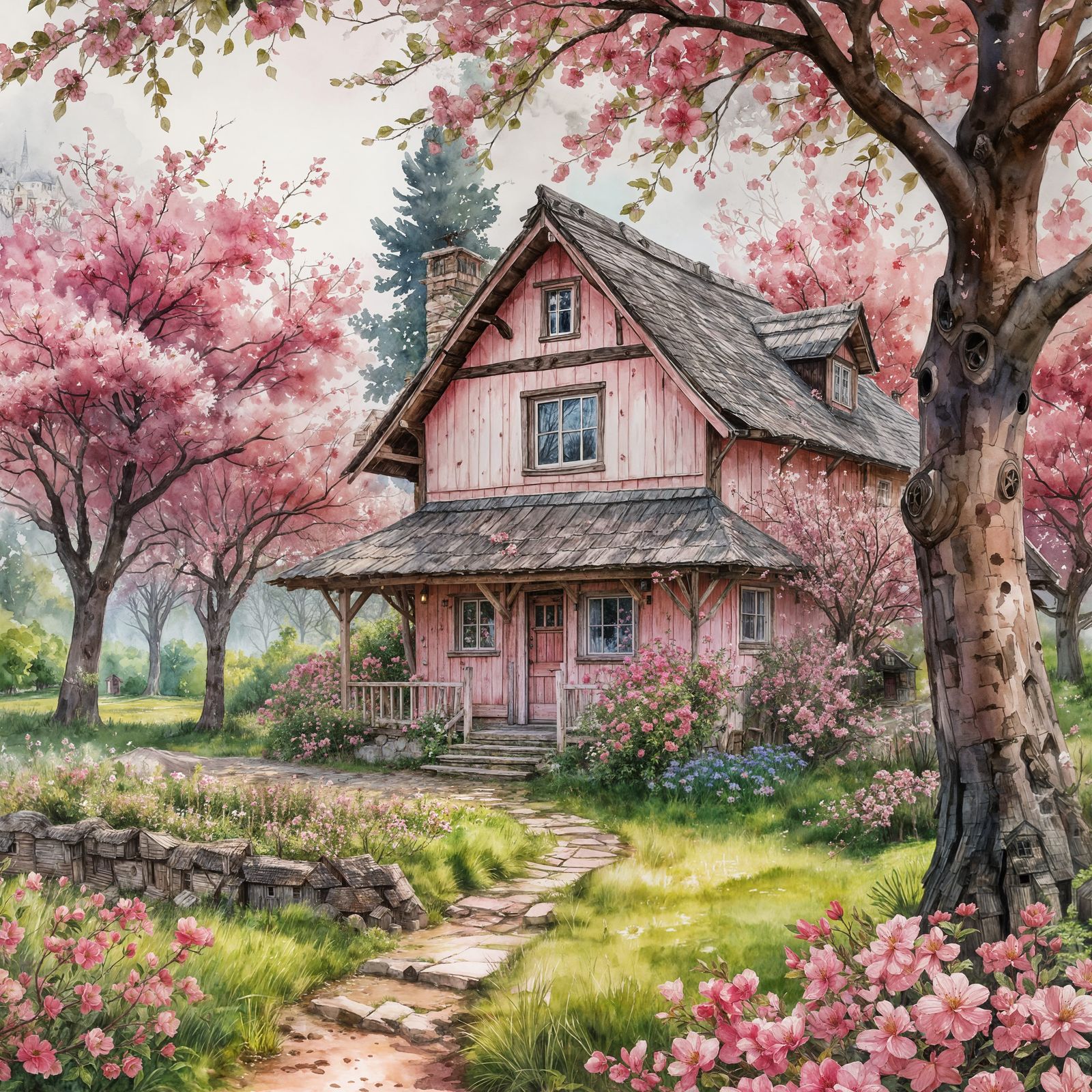 Pink house
