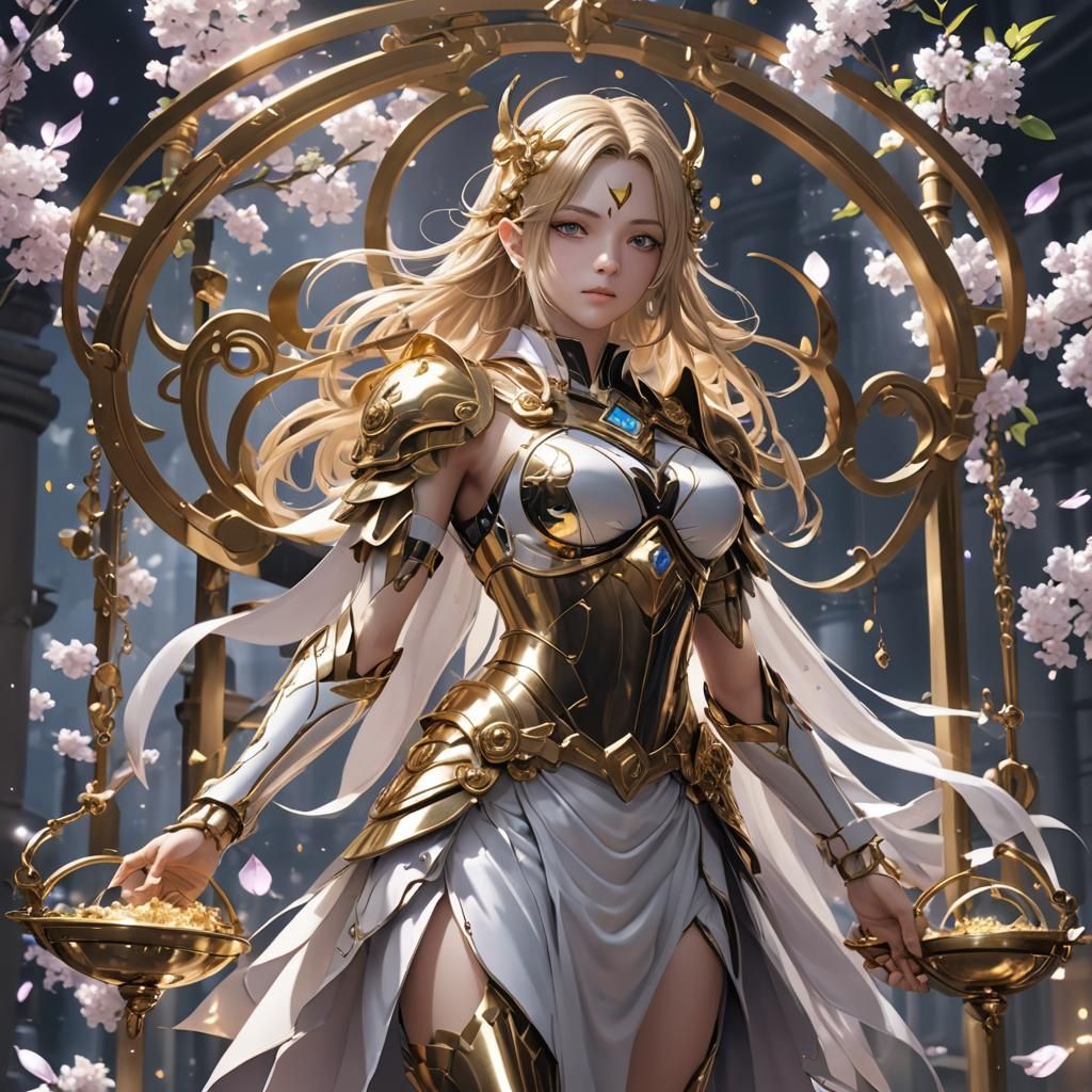 Libra in 3D Anime Style