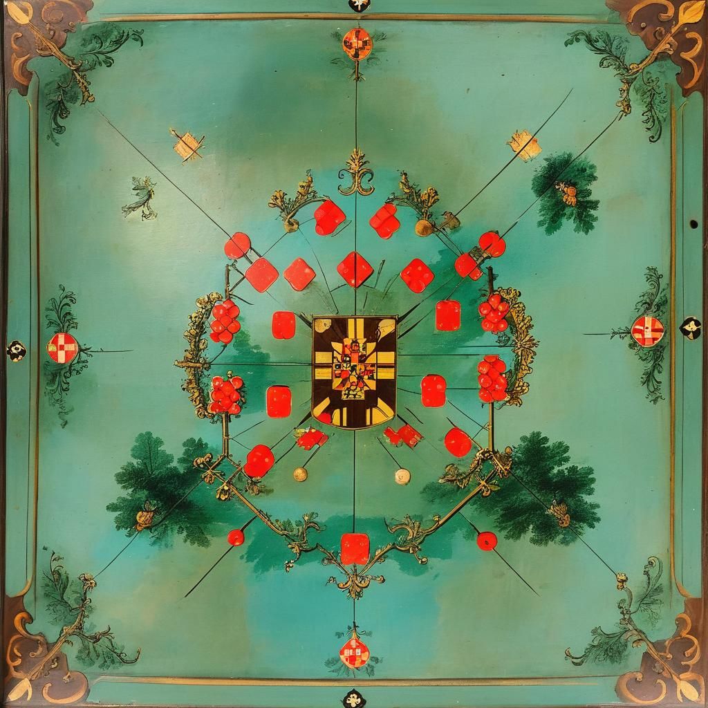 Antique Eighteenth Century Games Table