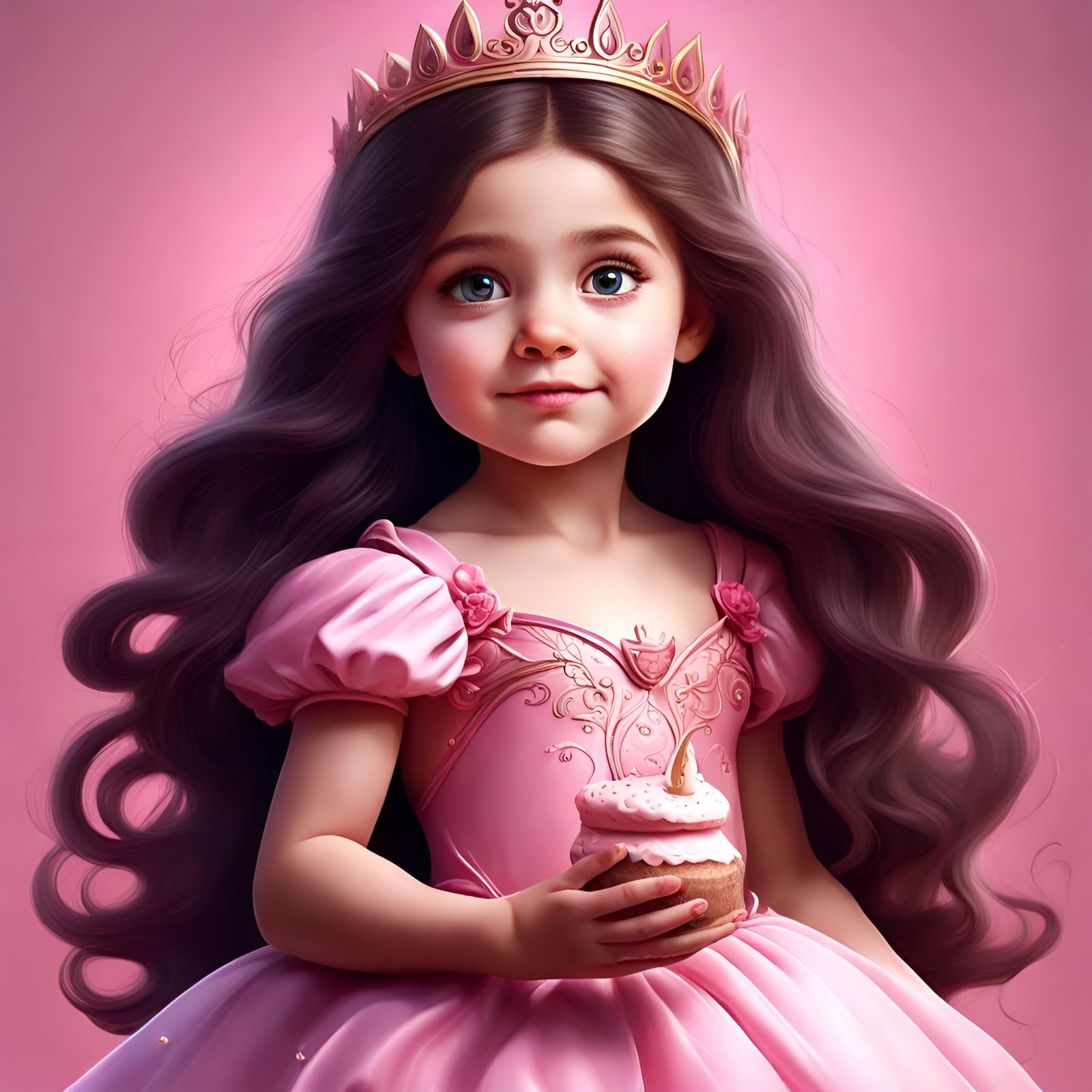 Cute Baby Princess Fantasy Concept Art