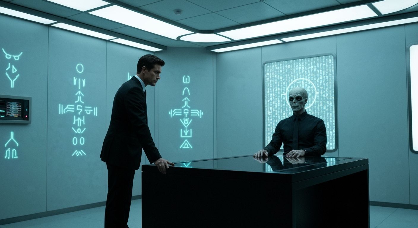 Men in Black Interrogation of Alien