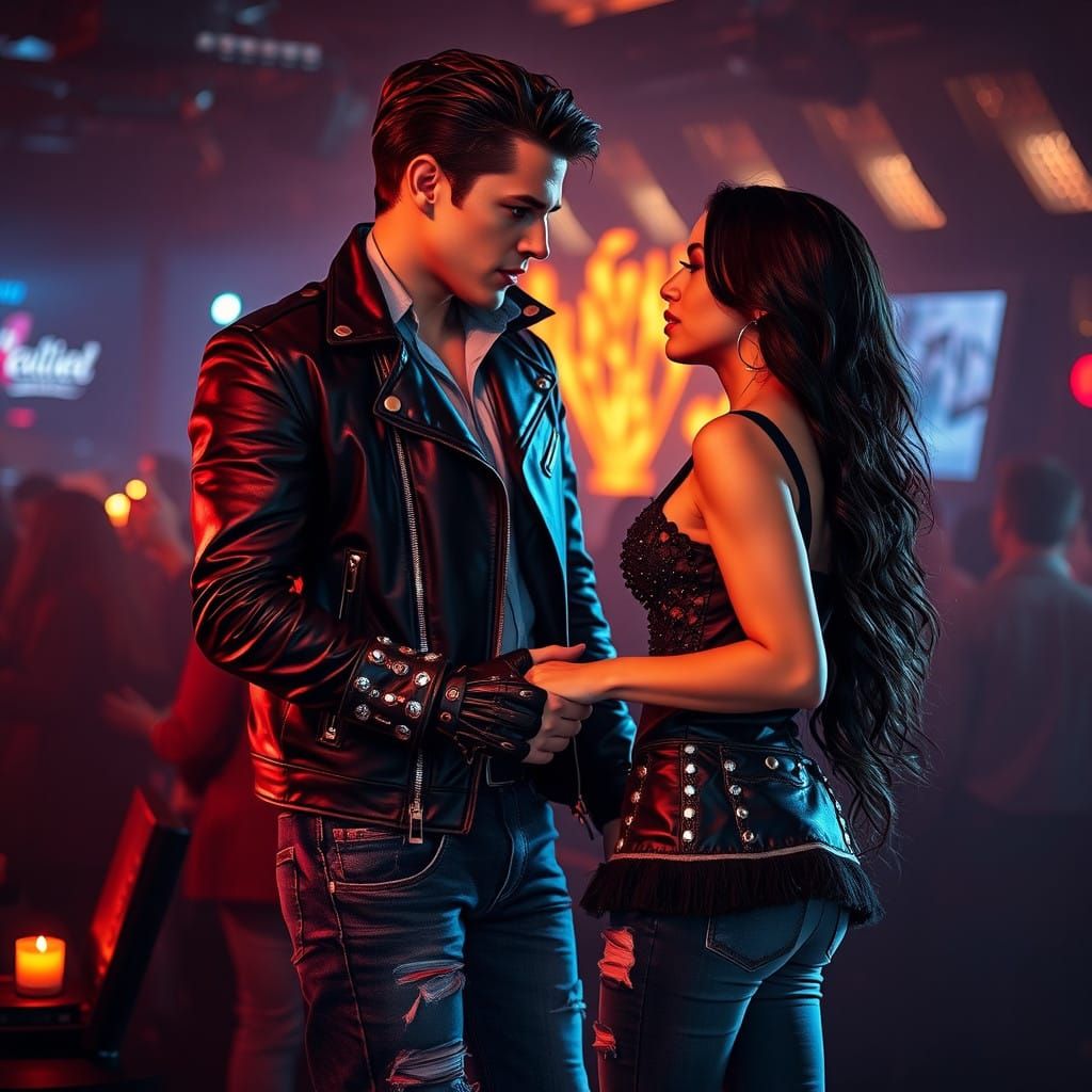 Modern Vampire in Rock Star Regalia