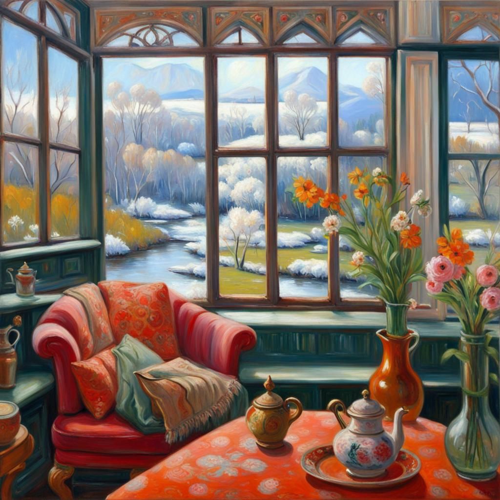 A Winter River View...