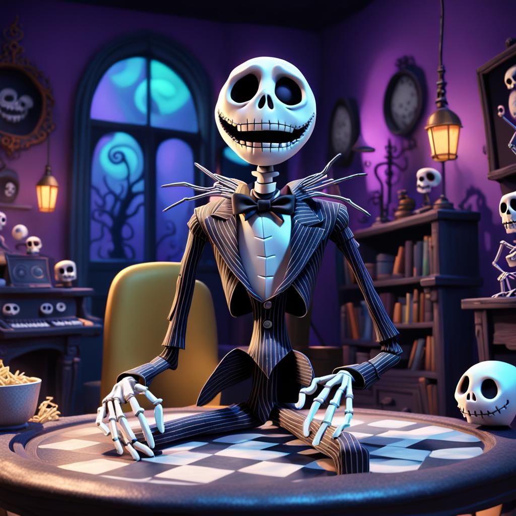 Jack skeleton of nightmare before Christmas