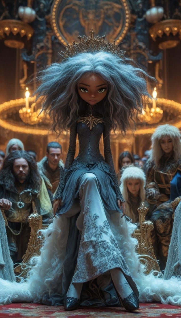 Taking the Throne: An AI-Generated Image