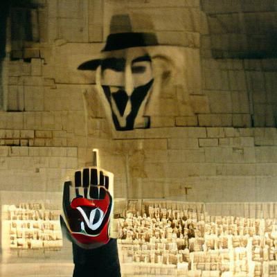 Bold Letter V Graphic Logo