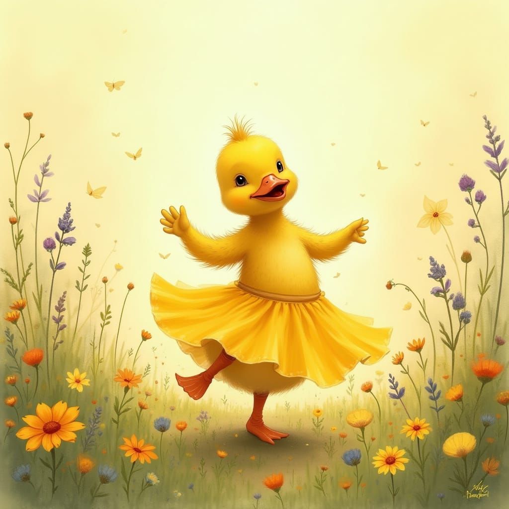 Dancing Duckling Generated by AI