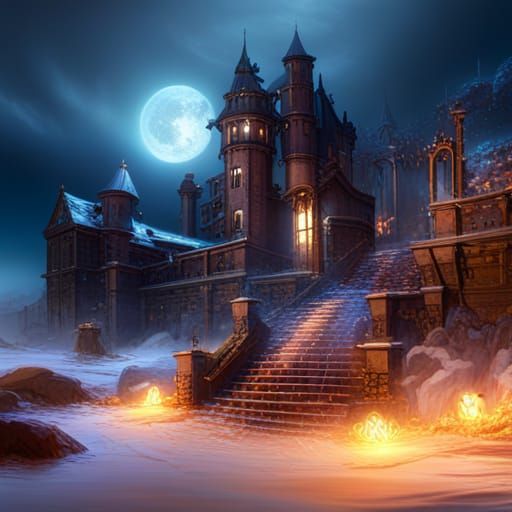 Detailed Pixel Ghost in Fantasy Concept Art