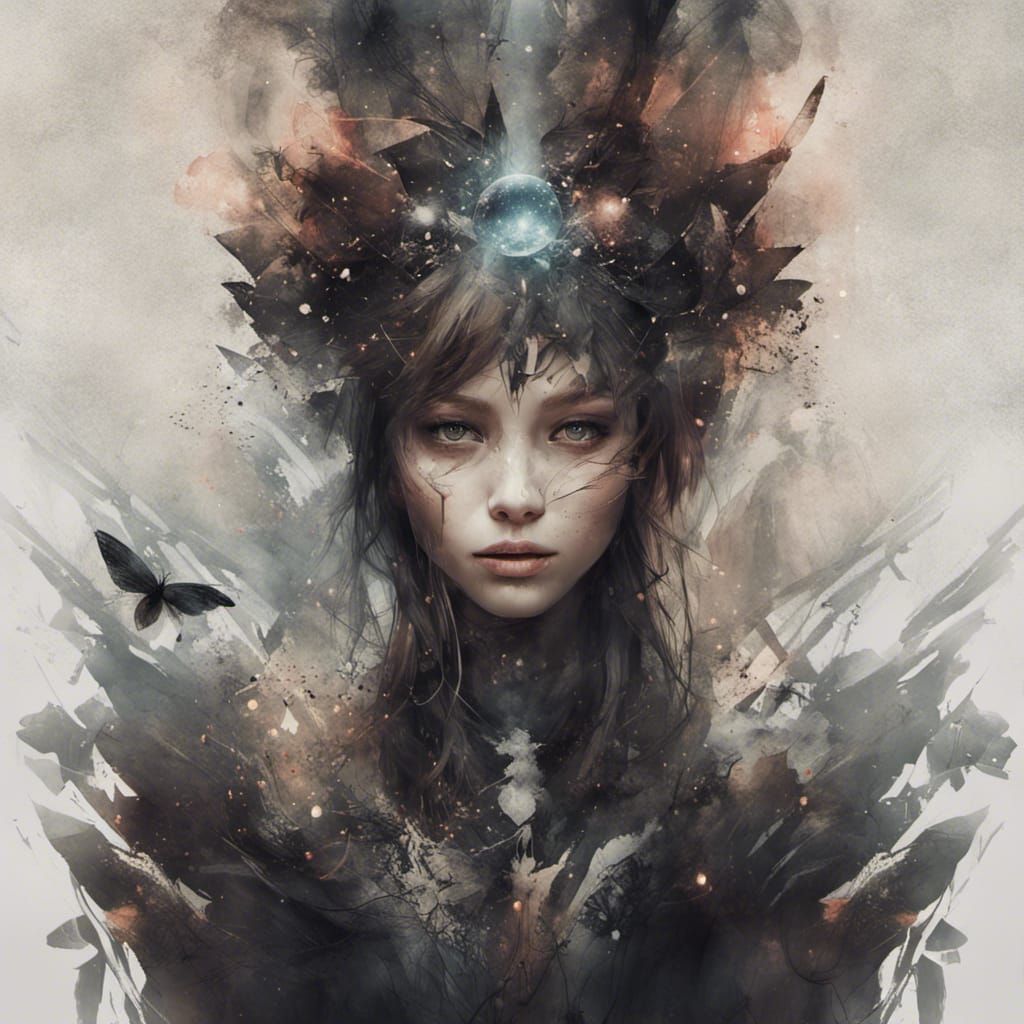 Fairycore Magic with Fireflies in Atmospheric Style