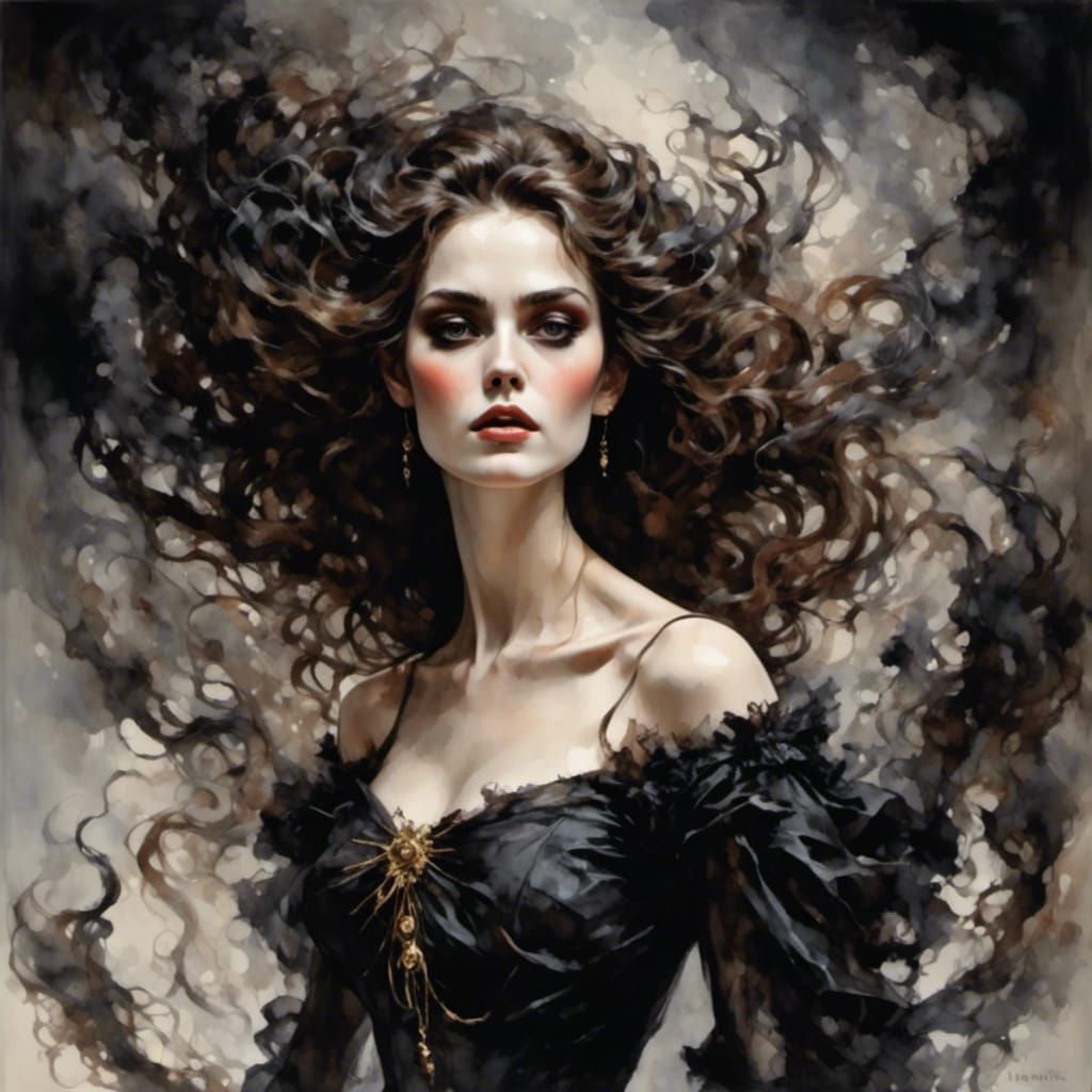 Unsettling Abstract Art with Chocolate Hues