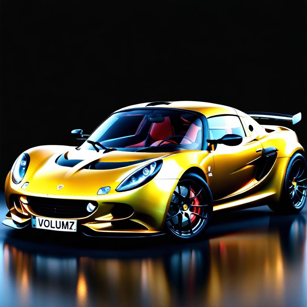 Lotus Elise GT1: 3D Render in High Quality Photography