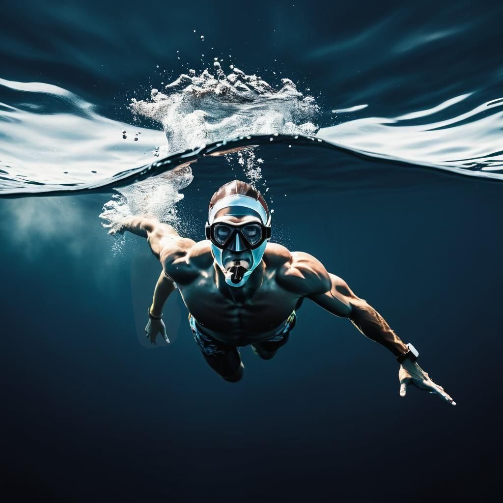 AI Image of Open Deep Water Scene