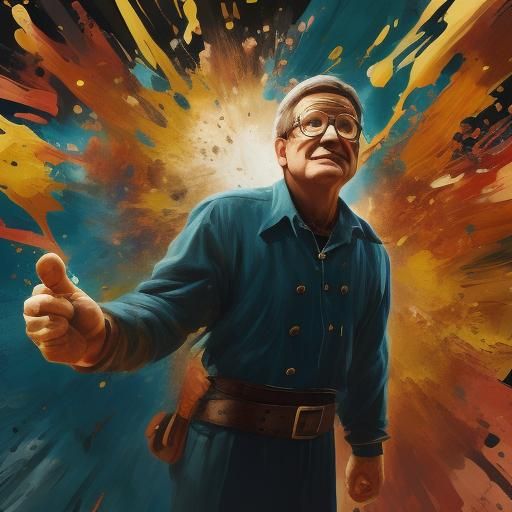 Hyperrealistic Portrait of Popeye the Sailor Man