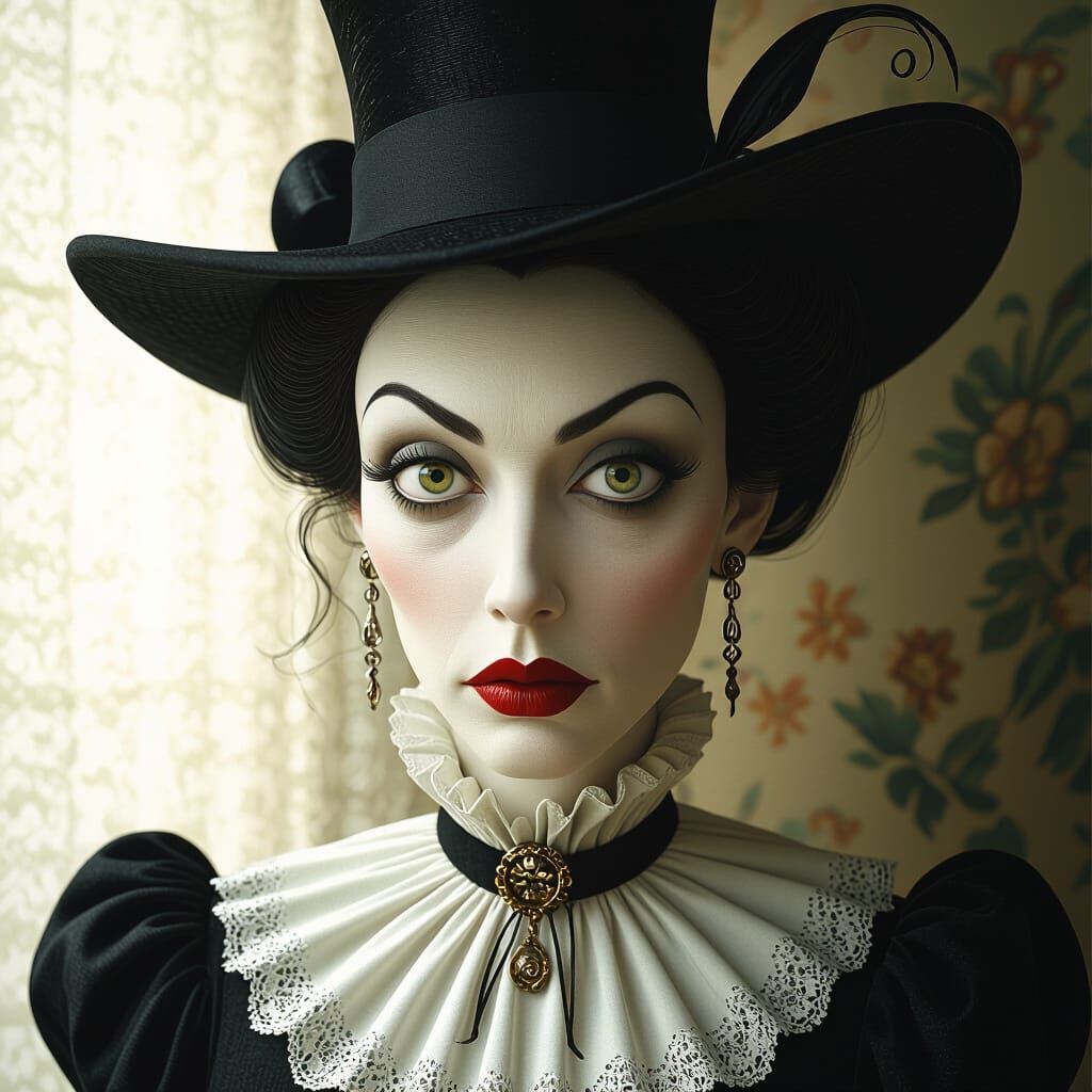 Cruel Woman in Surreal Dali-Inspired World