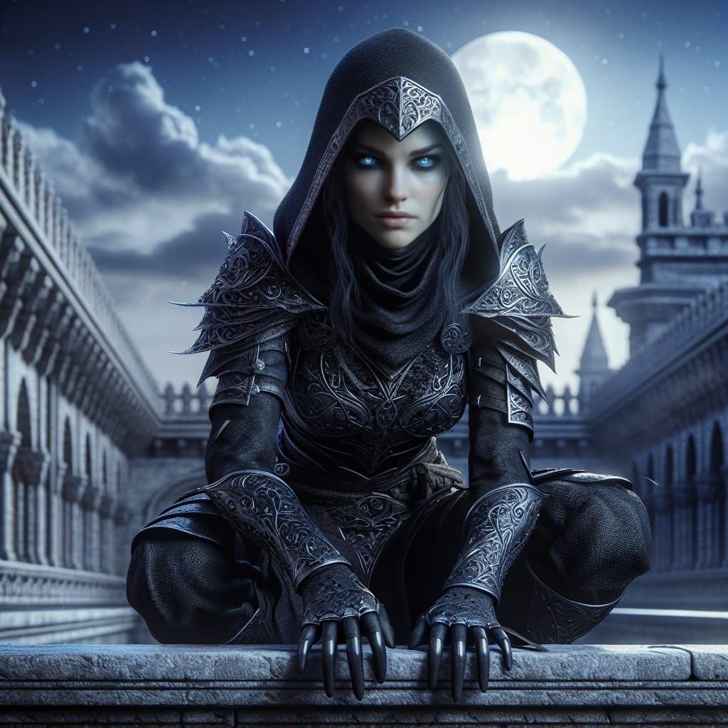 Iliana the Lethal - Leader of the Mirjeen(Assassins guild in my novels)