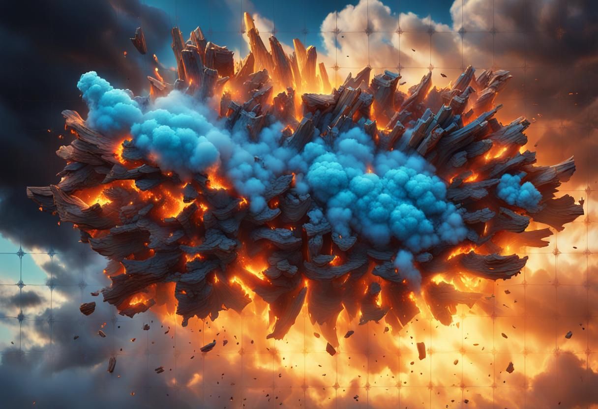 Explosive Fantasy: A Digital Matte Painting in Unreal Engine...