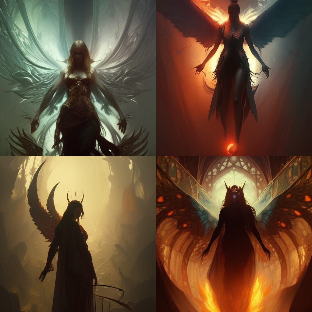 Lucifer: Dark Fantasy Concept Art in 8K