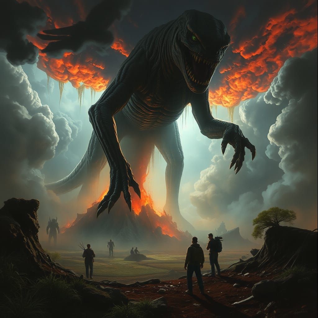 Epic Twister Digital Matte Painting