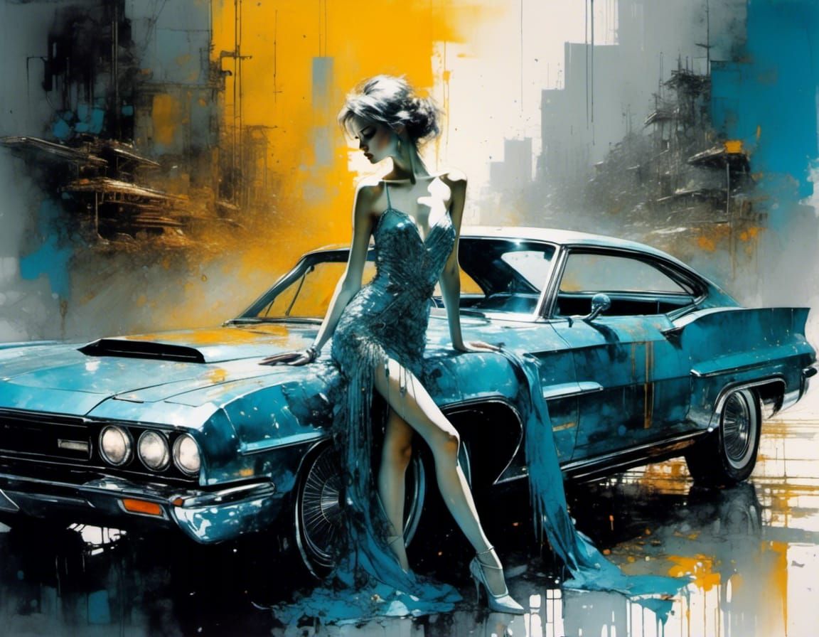 <lora:After Life:1.0> Fast Car