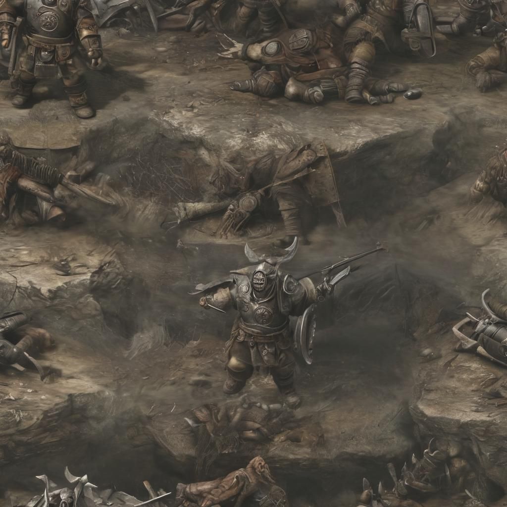 Viking Ragnarök Aftermath: A Scene of Destruction