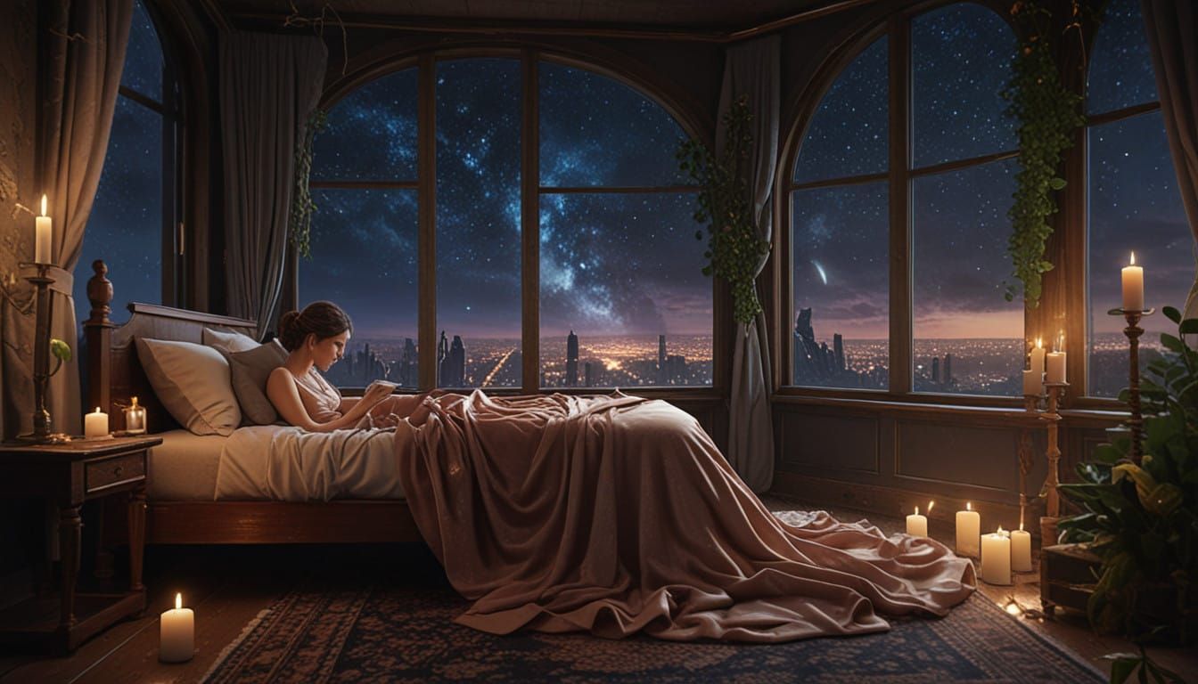 Romantic Celestial Retreat with Majestic Spaceship View