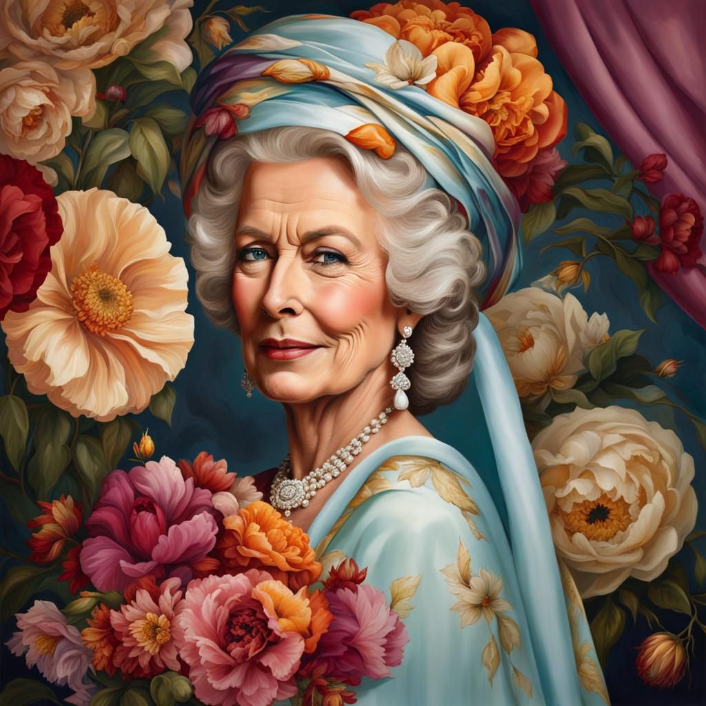 Camilla in Oversized Headscarf: Fantasy Concept Art