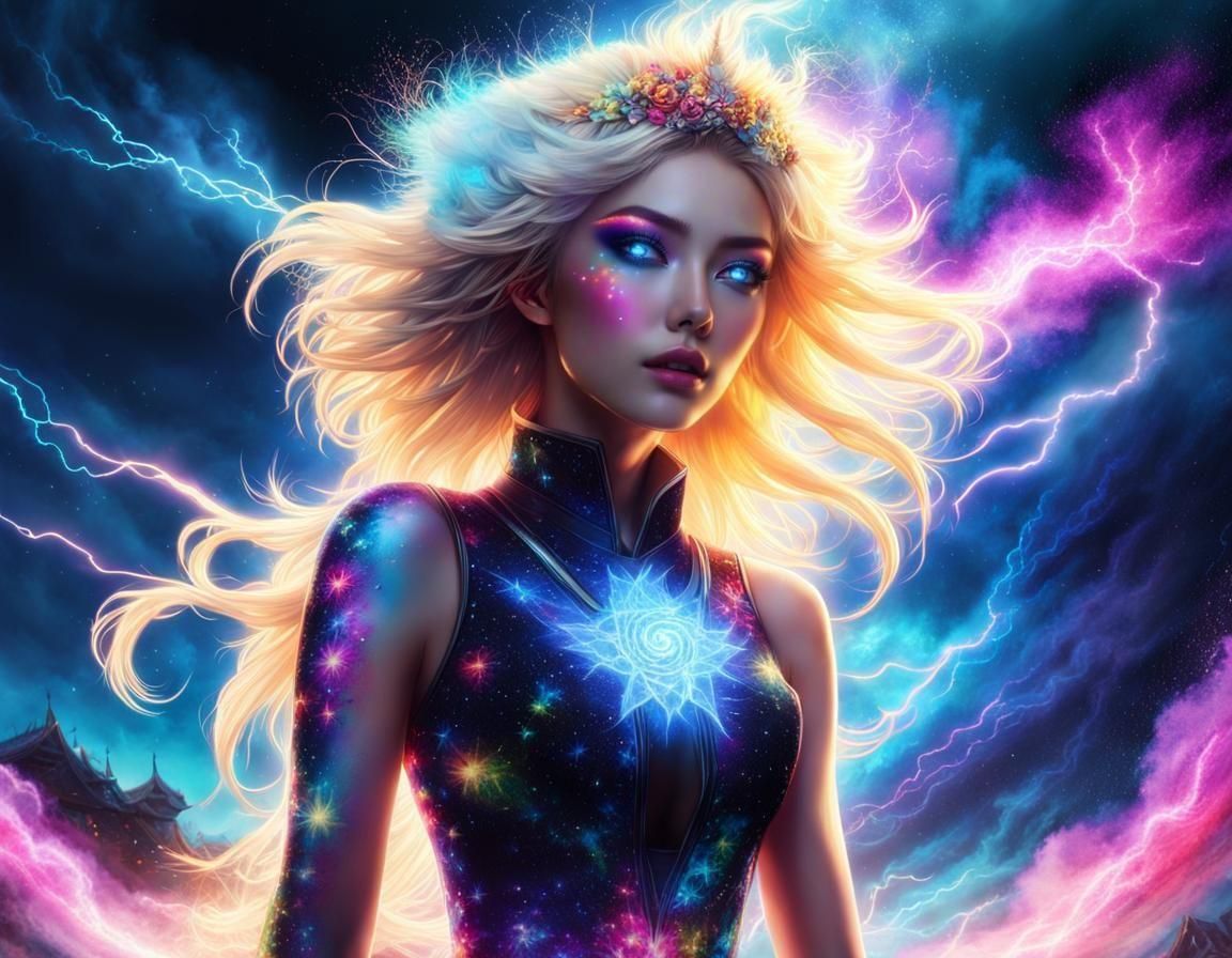 Japanese Emo Witch Emerges from Dust Storm