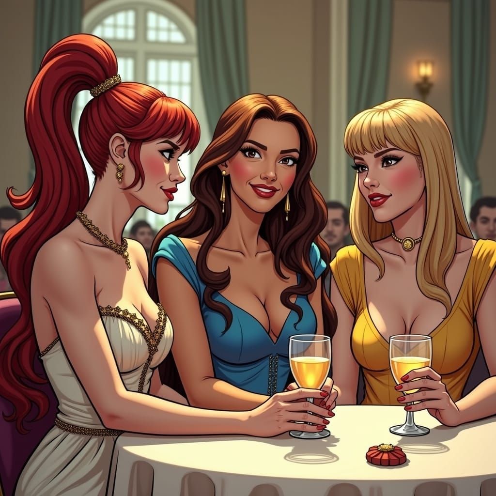 Heroines Share Secrets at Enchanted Royal Ball in Cinematic ...