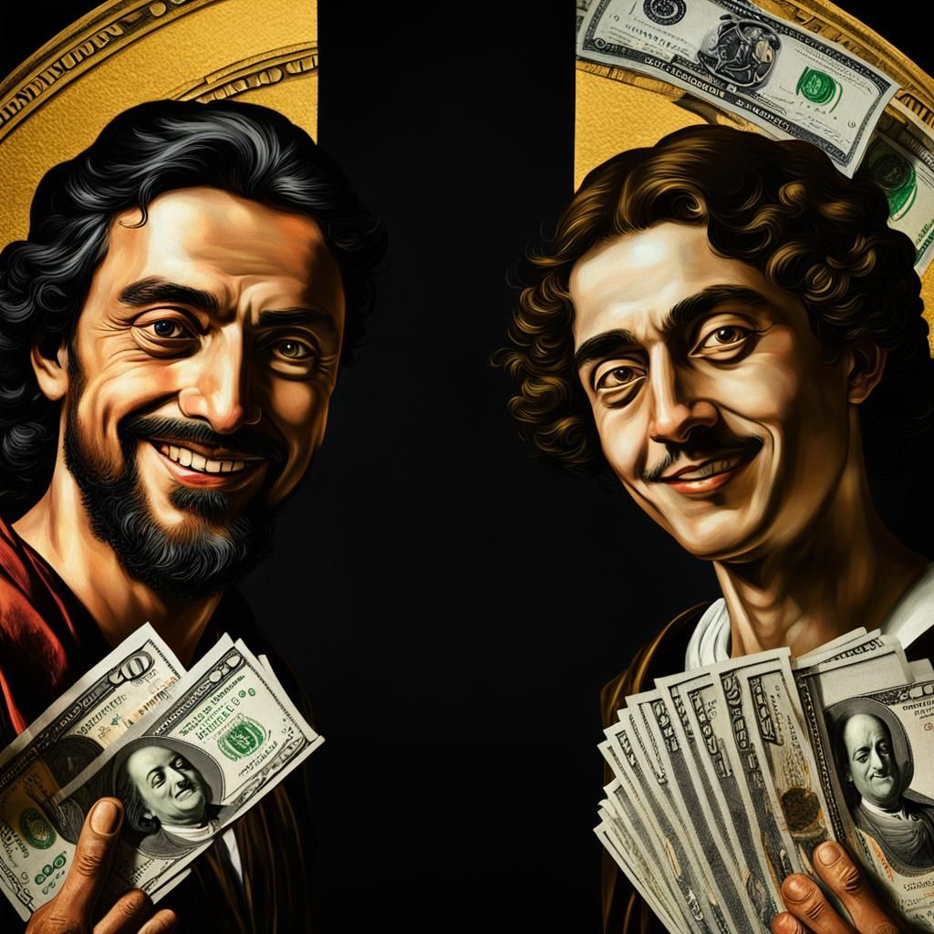 Dualism Art: Money, Desire, and Divine Absence