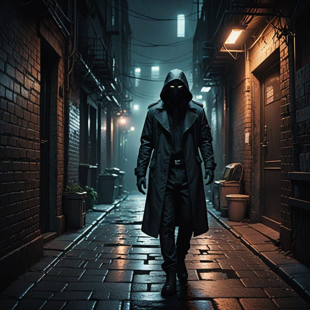 Edgy Imposter Emerges from Dark Alley