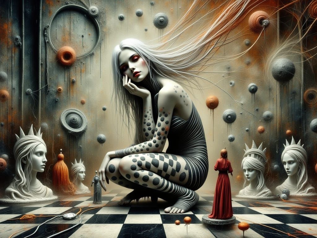 Dreamlike Elegance in a Dystopian Landscape