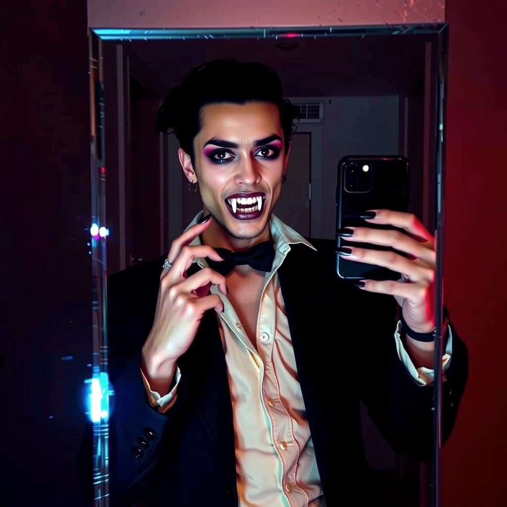 Modern Vampire in Digital Chaos