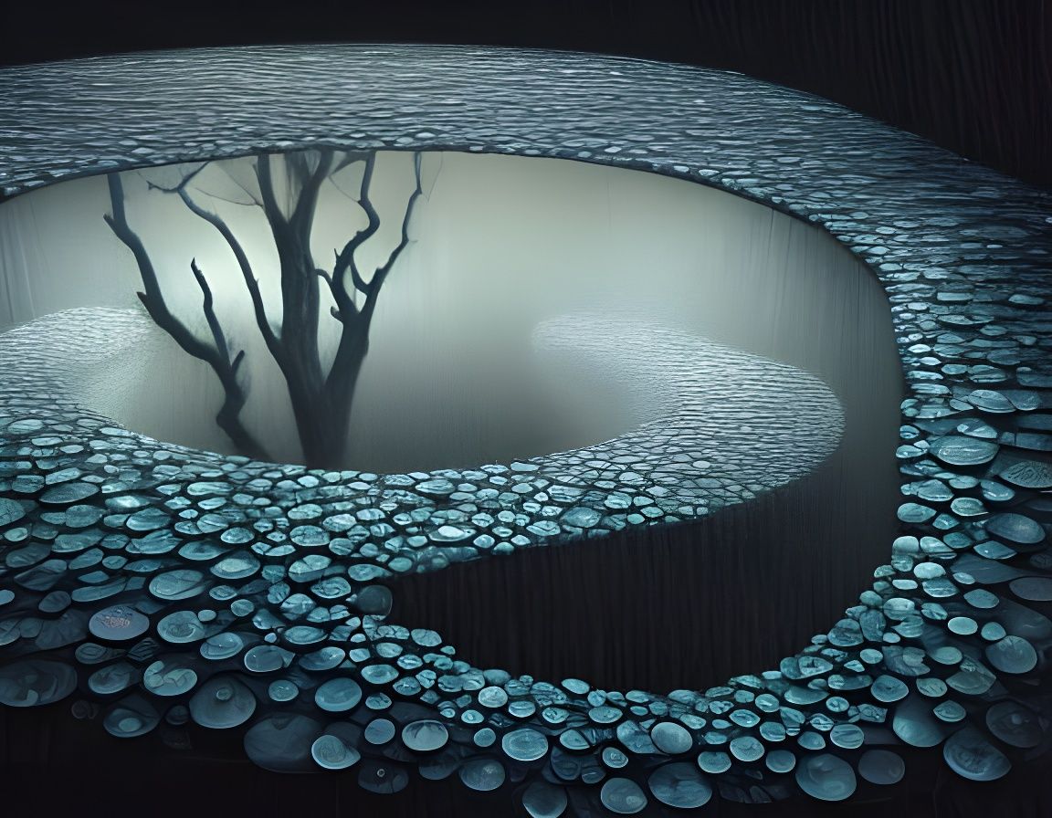 Exploding Infinity Pool at the Edge of the Universe