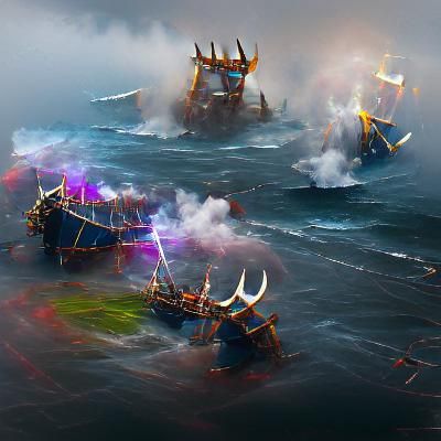 Epic Viking Sea Battle in 8K Resolution